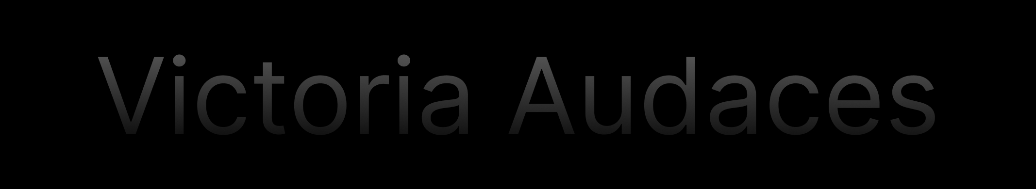 Victoria Audaces